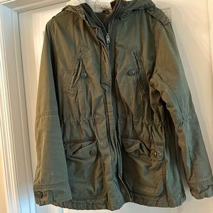 American Eagle Green Utility Coat